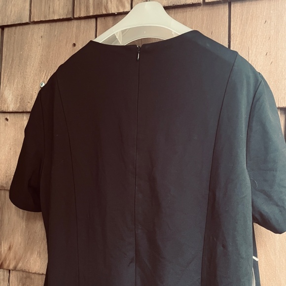 CeCe Black Bow Detail A-Line Plus Size Casual Career Dress 18W - Picture 10 of 10